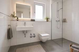 Neubau - ANGERKRONE! Stilvolle 2-Zimmer Wohnung! 2 Balkone! Aufzug! Tiefgarage! Zentrale Lage! – 40489 Angermund, Düsseldorf – Vorschaubild 6