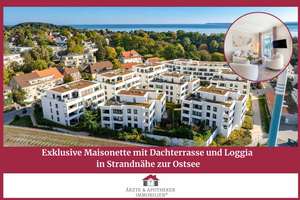 Exklusive Maisonette mit Dachterrasse und Loggia in Strandnähe zur Ostsee