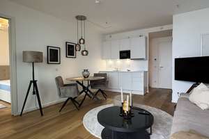 Eden Tower 23: Furnished Apartment | 14 Floor | Gym, Rooftop & 24/7 Concierge – Europa-Allee 11, 60327 Gallus, Frankfurt am Main – Vorschaubild 11