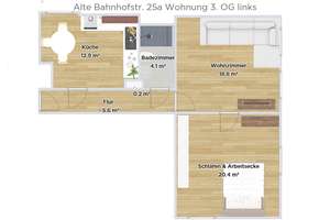 2 kernsanierte, helle und großzügige 2,5 Zimmer Wohnungen – Die vollständige Adresse der Immobilie erhältst du vom Anbieter., 44892 Langendreer, Bochum – Vorschaubild 6