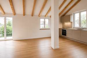 AIGNER - 3-Zimmer-Dachgeschosswohnung mit hohen Decken, Südterrasse und offenem Wohngefühl – Die vollständige Adresse der Immobilie erhältst du vom Anbieter., 80689 Blumenau, München – Vorschaubild 4
