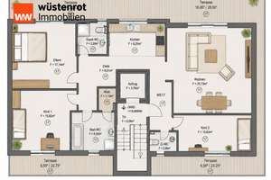 Exklusives Penthouse über den Dächern Offenbachs | 143 m² | Dachterrasse | KfW-70 | Baujahr 2015 – 63071 Lichtenplatte, Offenbach am Main – Vorschaubild 21