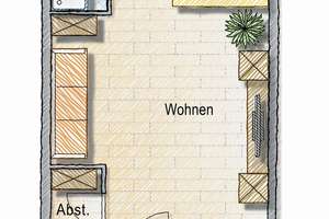 WOB-Sülfeld: 1 Zimmer Appartment mit 43 m2 – Dorfstr. 17, 38442 Sülfeld, Wolfsburg – Vorschaubild 10