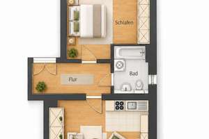 ANKOMMEN IN GOHLIS-SÜD | Bezugsfreie 2-Raum-Wohnung mit Balkon – 4155 Gohlis-Süd, Leipzig – Vorschaubild 16