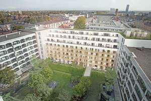 *Möbliertes Apartment im EG mit West-Terrasse zum Innenhof für Studenten & Azubis inkl. Pantryküche* – Steinhauser Str. 3, 81677 Steinhausen, München – Vorschaubild 2