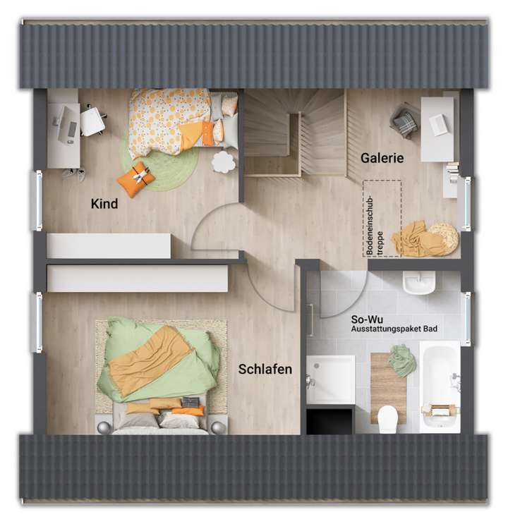 8 - Grundriss-Dachgeschoss