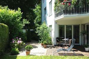 BESTLAGE SOLLN: Sonnige 2-Zi.-ETW mit Terrasse u. Privat-Garten, ruhige Südlage