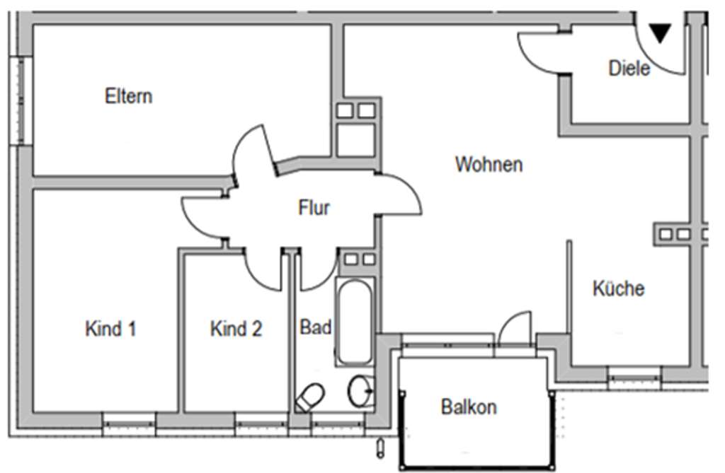Immobilie in Kaufbeuren - Geräumige 4-Zimmer-Wohnung - Perfekt für Kapitalanleger und Eigennutzer - Bild 1
