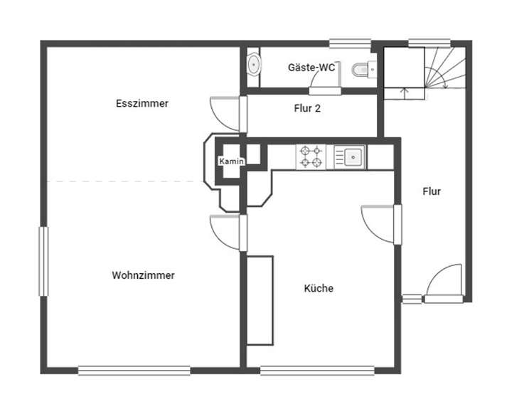 Grundriss Skizze EG