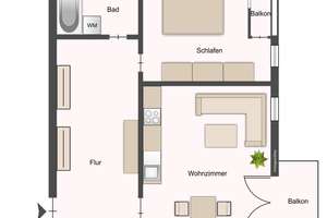 Urbane 2 Zimmer Wohnung mit Balkon und Tiefgaragenstellplatz in Hamburg Wandsbek-
vermietet! – Die vollständige Adresse der Immobilie erhältst du vom Anbieter., 22045 Tonndorf, Hamburg – Vorschaubild 9