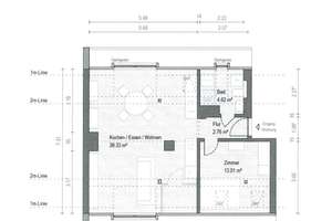 Charmante 2-Zimmer-Wohnung mit ca. 50 m² – Ruhige Lage nahe Innenstadt – Die vollständige Adresse der Immobilie erhältst du vom Anbieter., 90443 Steinbühl, Nürnberg – Vorschaubild 11