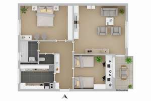 ++Ulm-Böfingen++  Schicke Etagenwohnung mit guter Aufteilung, Garage und Grünblick.. – Die vollständige Adresse der Immobilie erhältst du vom Anbieter., 89075 Böfingen, Ulm – Vorschaubild 15