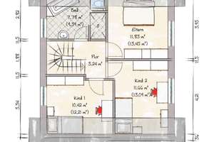 KfW 40 Neubau: Einfamilienhaus mit ca. 120 m² in moderner Bauweise – Die vollständige Adresse der Immobilie erhältst du vom Anbieter., 32791 Lage – Vorschaubild 11