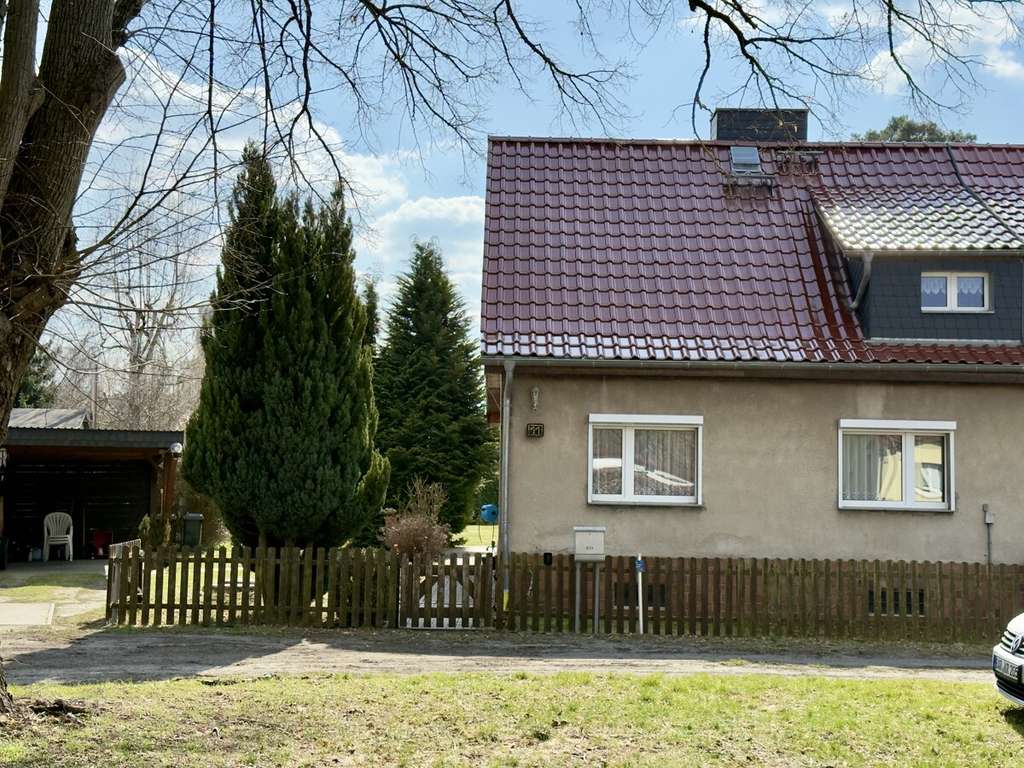 Immobilie in Wandlitz - PROVISIONSFREI | Doppelhaushälfte mit großem Grundstück nahe dem Finowkanal - Bild 0