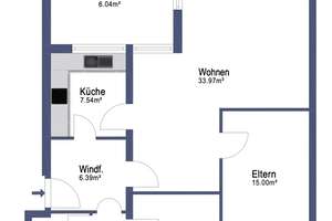 Großzügige 3-Zimmer-Wohnung mit zwei Balkonen in gefragter Lage von Haunstetten – Die vollständige Adresse der Immobilie erhältst du vom Anbieter., 86179 Haunstetten-Nord, Augsburg – Vorschaubild 15