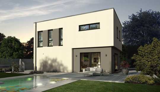 Bild von Bauhaus auf Grundstück mit Fernblick