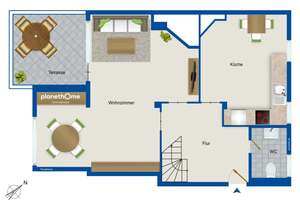 Denkmalschutz: Stilvolle 3-Zimmer-Dachgeschoss-Maisonettewohnung mit zwei Terrassen in Berlin – Die vollständige Adresse der Immobilie erhältst du vom Anbieter., 14052 Westend, Berlin – Vorschaubild 13