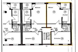 Helle 2-Zimmerwohnung m. Loggia in Krefeld-Fischeln – ideal zur Eigennutzung oder als Kapitalanlage – Die vollständige Adresse der Immobilie erhältst du vom Anbieter., 47807 Fischeln, Krefeld – Vorschaubild 21
