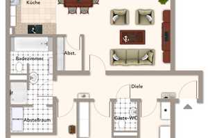 Großzügige 4-Zimmer-Wohlfühl-Wohnung mit überdachtem Süd-Balkon in Aachen-West! – Vaalser Straße 89, 52074 Aachen – Vorschaubild 14