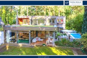 Top ausgestattete Bauhaus-Villa in bezaubernder Wald- und Seenlandschaft – Pool, PV, Kamin, SIEMATIC