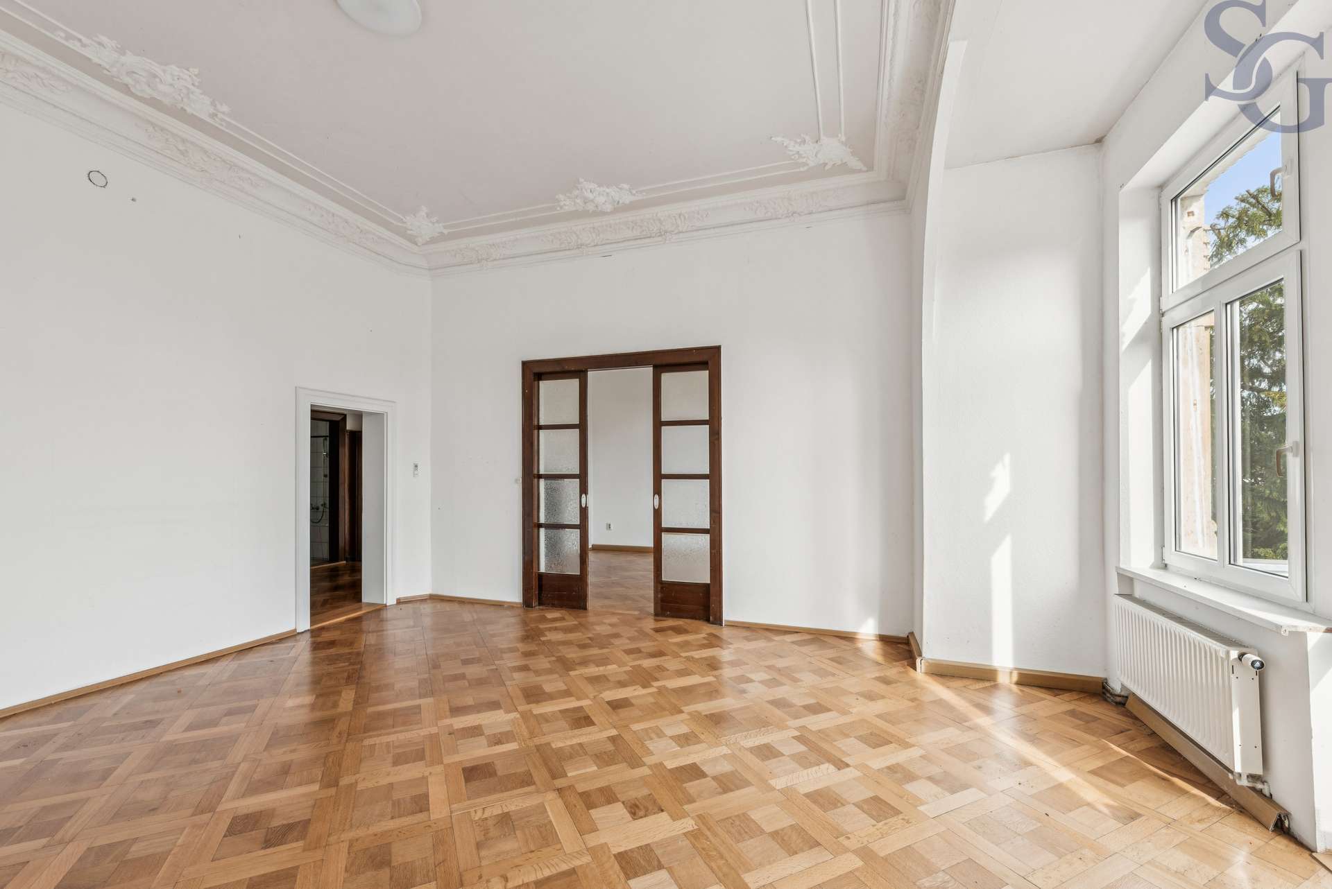 Immobilie in Leisnig - Herrschaftliche Fabrikantenvilla im Herzen der Stadt mit Parkett & Stuck - Bild 9