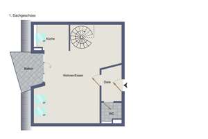 Ansprechende 2 ½-Zimmer-Maisonett-Wohnung mit Balkon in toller Lage – Die vollständige Adresse der Immobilie erhältst du vom Anbieter., 70372 Seelberg, Stuttgart – Vorschaubild 11