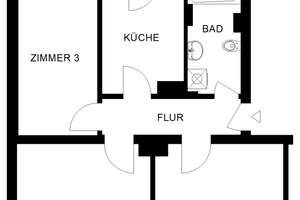 3 Zimmer Wohnung im 2. OG mit Balkon – Herbartstr. 05, 90461 Glockenhof, Nürnberg – Vorschaubild 2