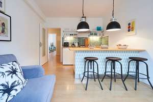 Stylishes VOLL MÖBLIERTES 2-Zimmer Appartement in Oberbilk – höhenstrasse 57, 40227 Oberbilk, Düsseldorf – Vorschaubild 1
