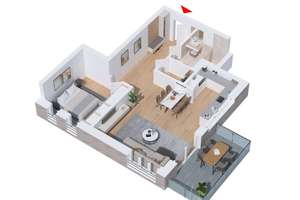 Großzügige barrierefreie 3-Zi-Wohnung in Münster Albachten neuwertig mit Gäste-WC und PKW-Stellplatz – Die vollständige Adresse der Immobilie erhältst du vom Anbieter., 48163 Albachten, Münster – Vorschaubild 41