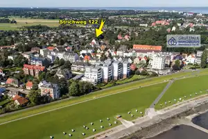 nur 270 m nah zur Grimmershörnbucht, FernSeeSicht zu Elbe und Nordsee, nur ca. 1300,- Euro / m² Wfl. – Strichweg 122, 27476 Cuxhaven (Kreis) – Vorschaubild 8
