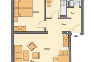 Möblierte 2-Zimmer-Wohnung zur Zwischenmiete in Flingern – Die vollständige Adresse der Immobilie erhältst du vom Anbieter., 40235 Flingern Nord, Düsseldorf – Vorschaubild 9