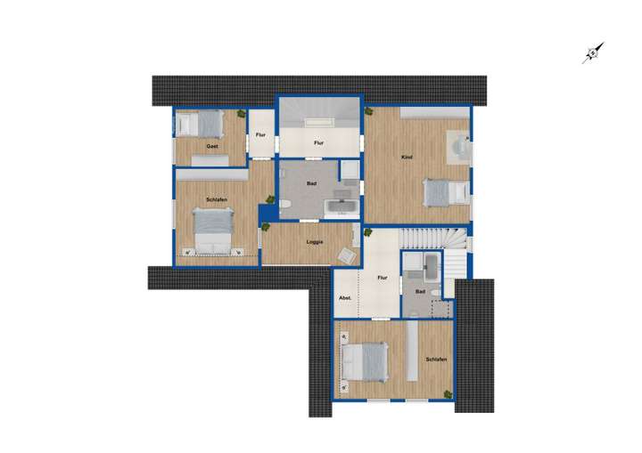 Grundriss Dachgeschoss