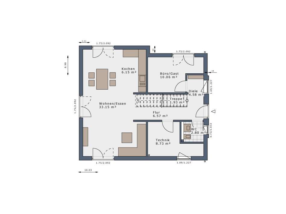 Grundriss Erdgeschoss