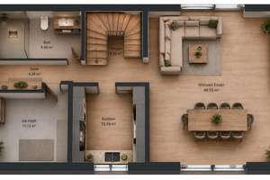 Neubau eines massiven, freistehenden Einfamilienhauses in top Lage von Bochum-Stiepel – Die vollständige Adresse der Immobilie erhältst du vom Anbieter., 44797 Stiepel, Bochum – Vorschaubild 4