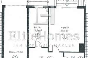 Solide Kapitalanlage !!! 2 Zimmer Wohnung, Terrasse mit kleinem Garten!!! – Die vollständige Adresse der Immobilie erhältst du vom Anbieter., 51103 Kalk (Ortsteil), Köln – Vorschaubild 2