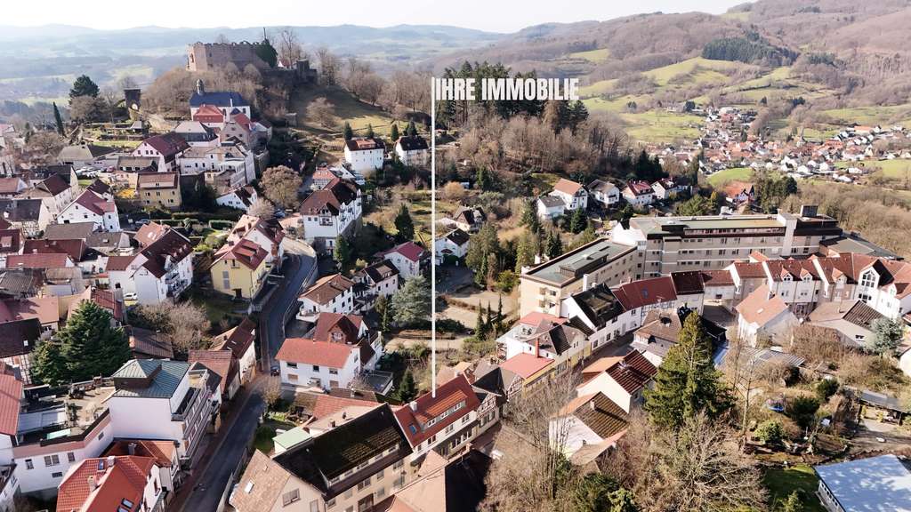 Immobilie in Lindenfels - Café oder barrierefreie Wohnung – Wohn- & Geschäftshaus mit 2 Wohnungen - Bild 0