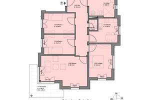 4-Zimmer-Neubau-Wohnung mit Gäste-WC, EBK, Fußbodenheizung, Terrasse und PKW-Stellplatz – Großbeerenstraße 295, 14480 Am Stern, Potsdam – Vorschaubild 12