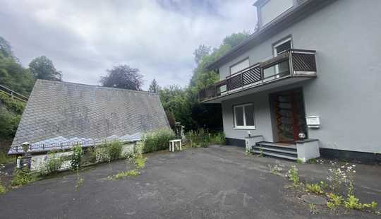 Bild von ALLEINLAGE! 2 Häuser+Gewerbehalle-Grdst. 5117qm- Hs.1 WF 350qm, Hs.2 WF130qm- am Rhein,wie im Urlaub