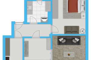 Frisch renovierte 3,5-Zimmer-Altbauwohnung mit herrlichem Weitblick über den Nord-Ostsee-Kanal – Die vollständige Adresse der Immobilie erhältst du vom Anbieter., 24159 Holtenau, Kiel – Vorschaubild 23
