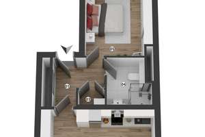 Kranhaus-Wohnung mit Rheinblick im 13. OG – Architektur-Ikone im Rheinauhafen! – Die vollständige Adresse der Immobilie erhältst du vom Anbieter., 50678 Altstadt/Süd, Köln – Vorschaubild 14