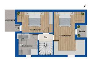 Bezugsfreie 4-Zi.-Maisonett-Wohnung mit Balkonen und PKW-Stellplätzen in Berlin-Kladow – Die vollständige Adresse der Immobilie erhältst du vom Anbieter., 14089 Kladow, Berlin – Vorschaubild 19