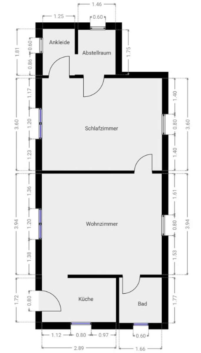 Grundriss Skizze
