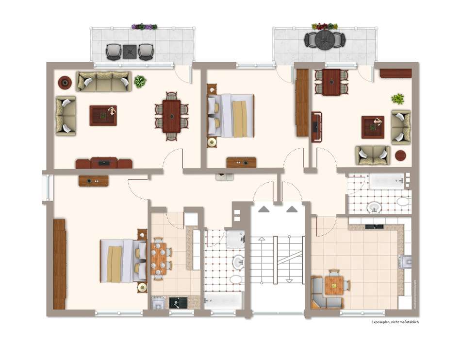 Grunrdriss-Skizze OG