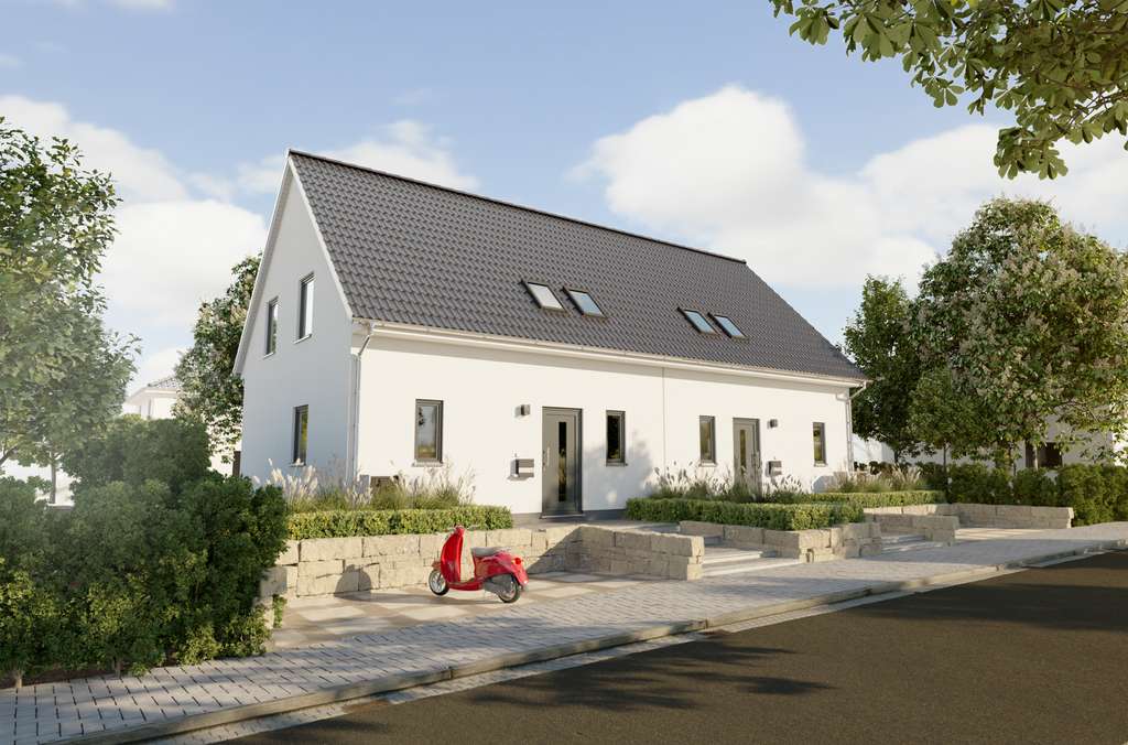 Das ausbaufähige und flexible Doppelhaus