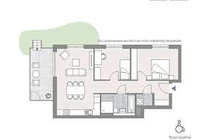 Ihr barrierefreier Rückzugsort: 3-Zimmer-EG-Wohnung mit Balkon & eigenem Gartenanteil - WE04 – Altdorfer Straße 12, 12205 Lichterfelde, Berlin – Vorschaubild 8