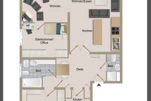 Helle 4-Zimmer-Wohnung in unmittelbarer Nähe zur Uniklinik – moderne offene Küche & Tiefgarage  – Die vollständige Adresse der Immobilie erhältst du vom Anbieter., 53127 Venusberg, Bonn – Vorschaubild 14