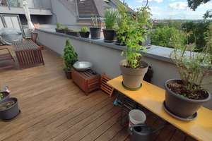 Kapitalanlage Fürth-Zentrum – vermietete 3-Zimmer-Wohnung mit Dachterrasse, 3,49 % Bruttomietrendite