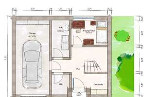 Reihenendhaus *Zentrum mit ca. 148 m² Wfl. +ca. 18 m² Reserve – Hinterm Rasen 1C-H3, 98693 Ilmenau – Vorschaubild 3