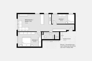 Modernisierte 3-Zimmer-Wohnung in Glashütte (Norderstedt / Hamburg) – Grüner Weg -, 22851 Norderstedt – Vorschaubild 51
