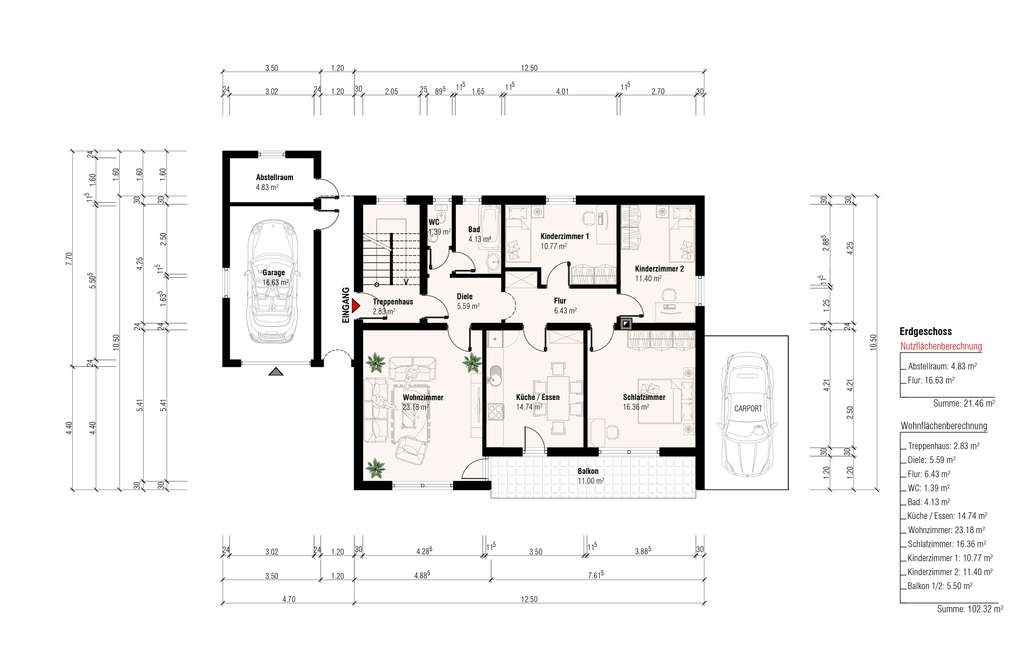 Immobilie in Meitingen - Platzwunder mit großem Garten, Ideal für zwei Generationen, Meitingen OT, VB! - Bild 3